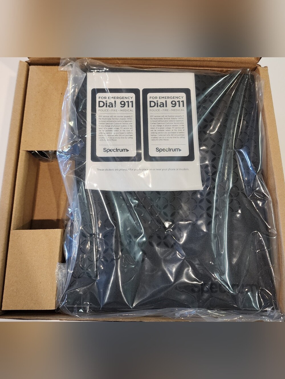 Spectrum ES2251 DOCSIS 3.1 Cable Modem Wired Ethernet RJ-45 1 LAN Port Black NEW
